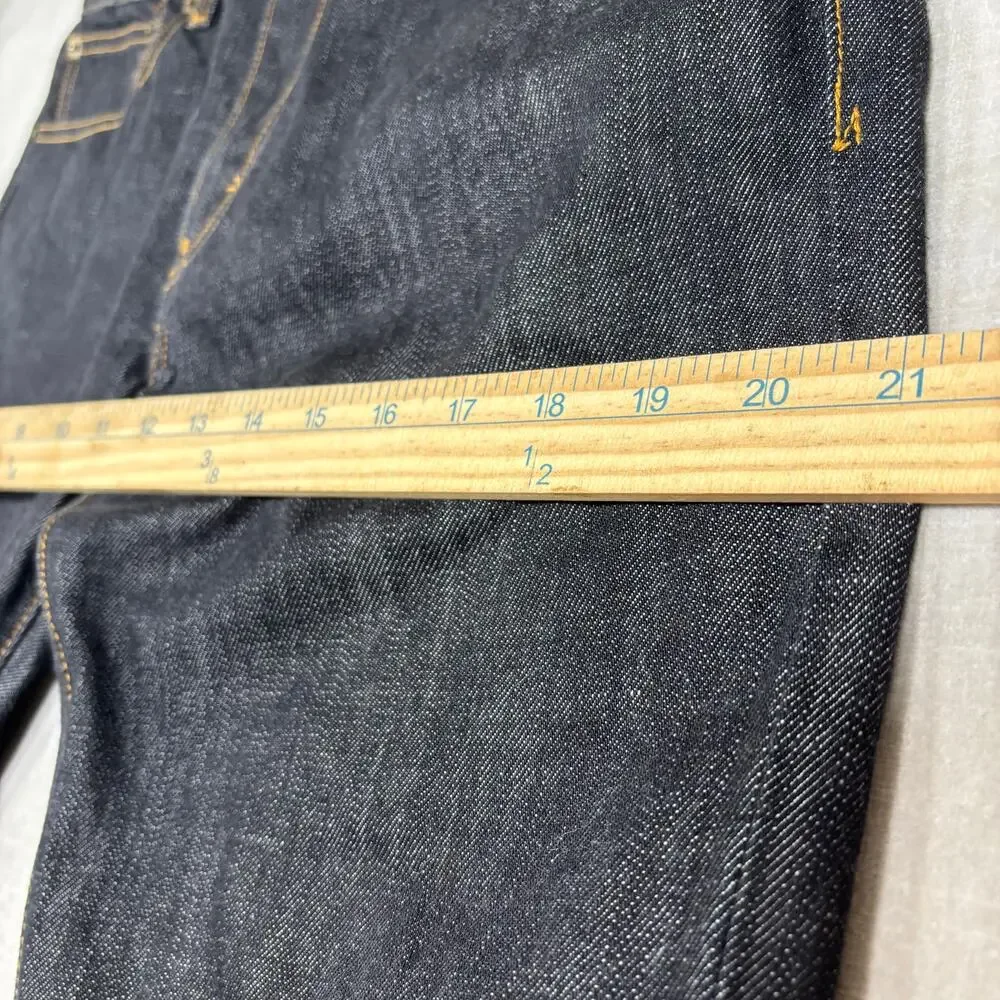 J.Crew The Driggs Mens Slim‎ Fit Dark Wash Denim Jeans 32x32 Urban Edgy Grunge